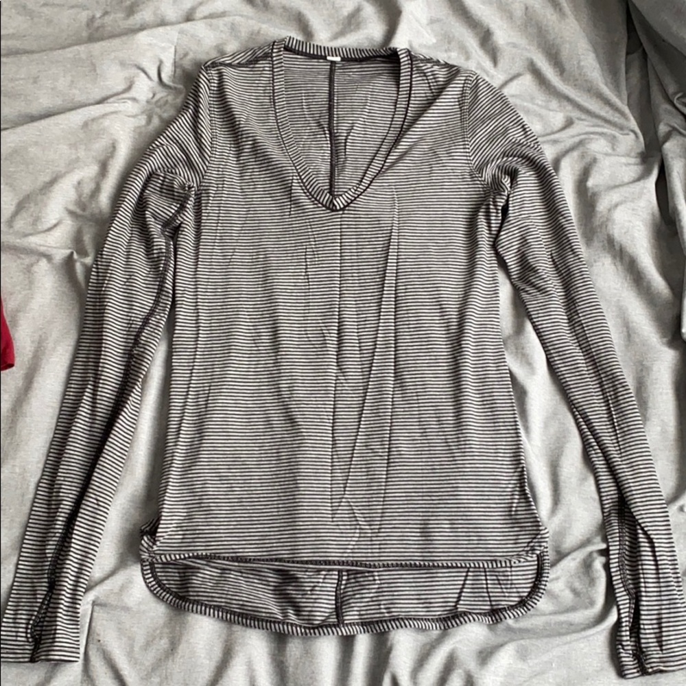 Lululemon Striped Long Sleeve